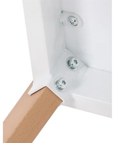 Étkezőasztal 80×80 cm, MDF, Fehér. DT-312 WT