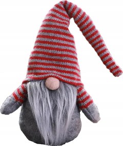 Kobold manó Karácsonyi Manó Ajándék Dekoráció 30 CM Szürke
