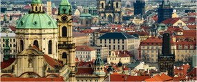 Kép - Prágai panoráma (120x50 cm)