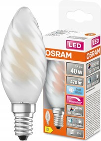 Led izzó E14 3,4W 4000K CRI90 Tompítható Osram