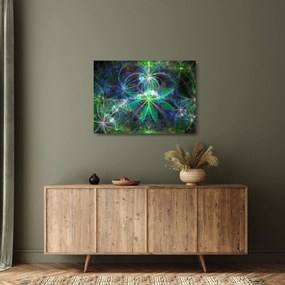 Kép - Absztrakt geometriai formák (üvegen) (70x50 cm)