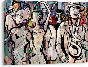 Kép - Jazz éjszaka (70x50 cm)