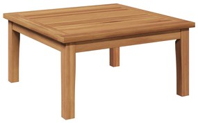 Kerti Asztal 60x60x30 cm Tömbfa Teak