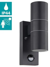 Eglo 32899-LED Kültéri fali lámpa érzékelővel RIGA 5 2xGU10/3W/230V IP44