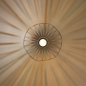 Brilagi - LED függeszték kábelen CERIA WIRE 1xE27/40W/230V Ø 40 cm fekete