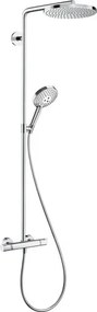 Hansgrohe Raindance Select S zuhanyrendszer termosztatikus csapteleppel króm 27633000