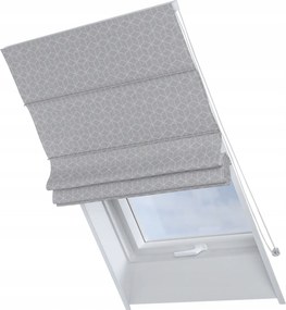 Kész redőny Rimini tetőtéri ablakra 50x60cm fekete