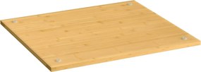 vidaXL bambusz tűzhely fedő 50 x 56 x 1,5 cm