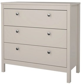 Szürkésbézs komód 82x80x38 cm Madrid – Tvilum