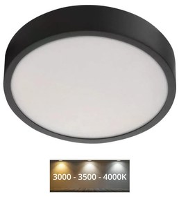 EMOS LED Mennyezeti lámpa LED/21W/230V 3000/3500/4000K á. 22,5 cm fekete EMS959