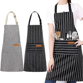 2 Konyhai Kötény Vendéglátóipari Védőkötény Zsebbel