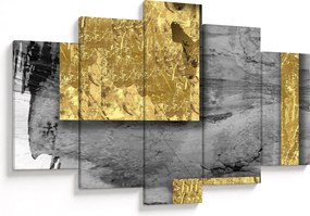 Kép - Arany négyzetek N⁰2 (150x105 cm)