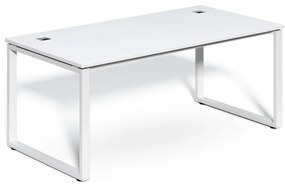 SimpleOffice asztal 180 x 90 cm, fehér / fehér