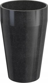 Fekete Ovális Virágtartó Florina High M Gránit kert