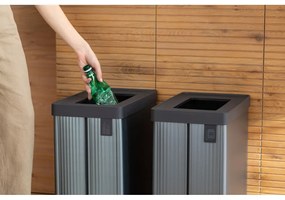 Szürke újrahasznosított műanyag szelektív szemetes 54 l Verto Recycle – Curver