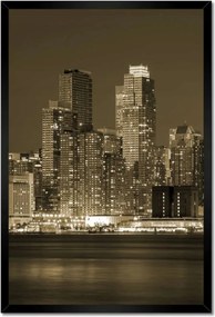 Poszterek keretben 40x60 New York sephia