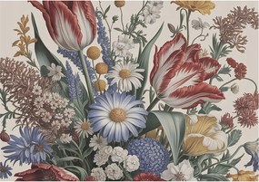 Flizelin tapéta Flizelin Fali Prémium Virágok csokor 312x219 Ragasztó