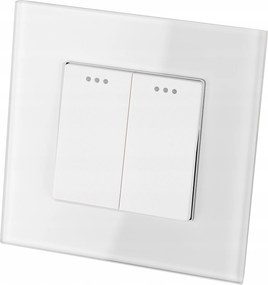 Kapcsoló Dupla klasszikus fehér szett Miuun kerettel