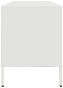 fehér acél TV-szekrény 100,5 x 39 x 50,5 cm