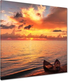 Vászonkép 90x90 Hajók nyugaton Nyugat elefánt