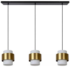 Lucide 45497/03/02 - Csillár zsinóron FIRMIN 3xE27/40W/230V arany