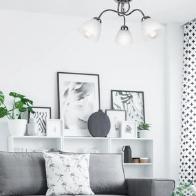 Felületre szerelhető csillár MIRANDA 3xE27/60W/230V fényes króm