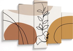 Kép - Boho formák (150x105 cm)