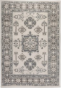 Hagyományos szőnyeg nappaliba 160x230cm,klasszikus szürke-krém