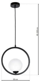 Csillár zsinóron BOSTON 1xE14/40W/230V