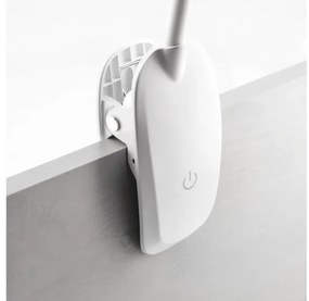 Lámpa Asztali FROGY 5W, 300lm, DC5V, 1A, 4000K, battery, 1200MAh, Ra>80, szabályozható, fehér