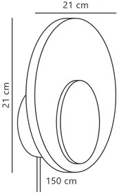 Nordlux - LED Dimmelhető fali lámpa MARSI LED/7W/230V bézs