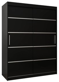 Ruhásszekrény 150 cm Verika 1 150 (fekete). 1063708