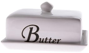 Fehér kerámia vajtartó - Dakls