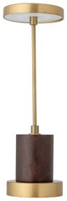 Aranyszínű LED dimmelhető asztali lámpa fém búrával (magasság 30 cm) Chico – Bloomingville