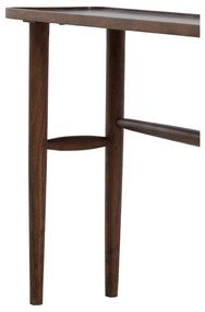 Barna akácfa konzolasztal 30x140 cm Qiano – Light &amp; Living