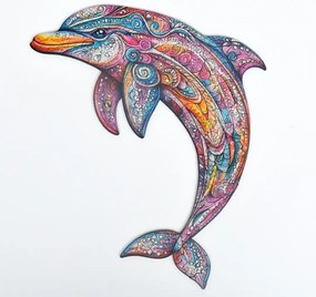 Adriai delfin fa puzzle