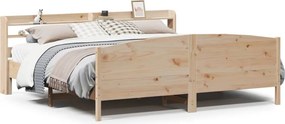 vidaXL tömör fenyőfa ágy matrac nélkül 200 x 200 cm
