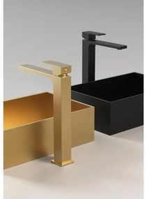 Sapho - CUBEMIX mosdócsaptelep, 27,8 cm, matt arany