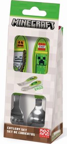 Minecraft Core fém ergo evőeszköz készlet - 2 darabos