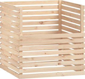 vidaXL tömör fenyőfa komposztáló 100x100x102 cm