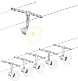 Paulmann 94136 - 5x GU5,3/10W SHEELA spotlámpa, 230V, fényes króm