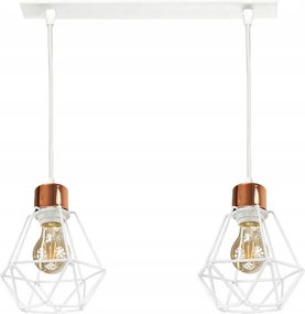 Mennyezeti függőlámpa csillár Diamond fehér mennyezeti lámpák loft asztal fölé