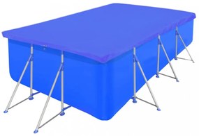 négyszögletes PE medencetakaró 90 g/m² 394 x 207 cm