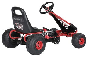 Pedálos gyerek gokart, piros