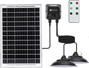 Aigostar - LED napelemes csillár érzékelővel 2xLED/35W/12V 6000mAh 6500K átm.15cm + távirányító
