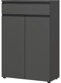 Antracitszürke szekrény 81x120 cm Bedano – Germania