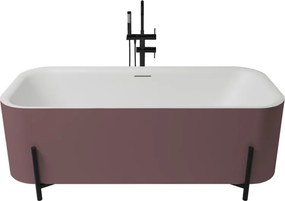 Aura szabadonálló kád_75x170_Rosa Metallic/Blanco Mate