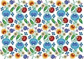 Fotótapéta flizelina Virág robbanás szimfónia kaleidoszkóp 254x184 +ragasztó