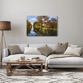 Vízi csatorna képe (90x60 cm)