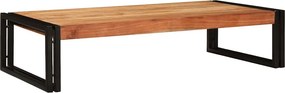vidaXL Fürdőszobai polc polcokkal Barna 100 x 50 x 23 cm Tömör Akácfa